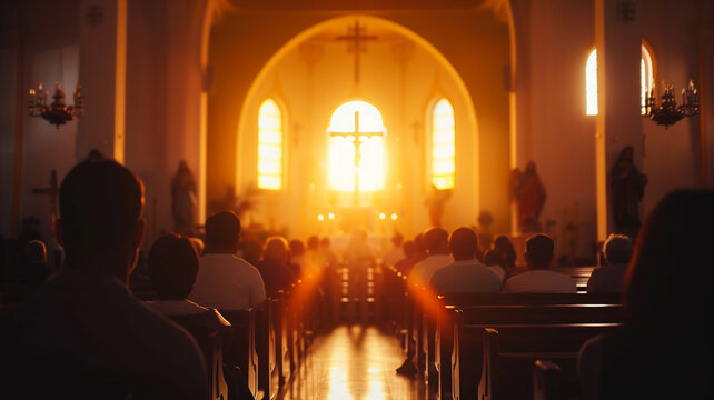 Interior de templo cristiano