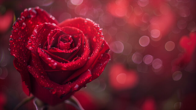 Rosa con forma de coraz&oacute;n