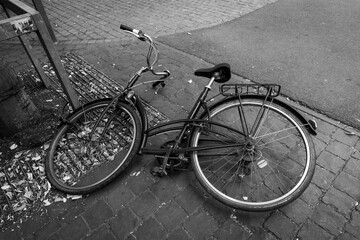 Rower na ulicy w Antwerpii © Magdalena