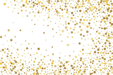 Gold glitter confetti, great design for any purpose. Party decor. Abstract art vector. Concept art. Vintage retro. Surprise decoration. Art design.