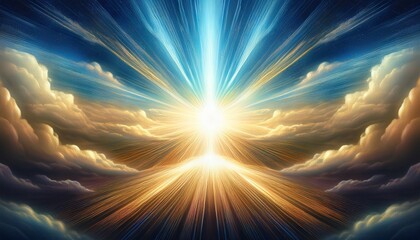 abstract heavenly background light from heaven revelation concept