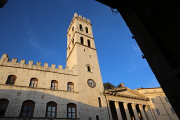 Piazza del Comune with Temple of Minerva, Assisi