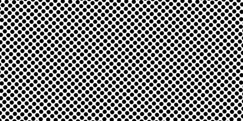 Dotted gradient vector illustration, white and black halftone background, horizontal seamless dotted lines, monochrome dots texture backdrop, retro effect. modern