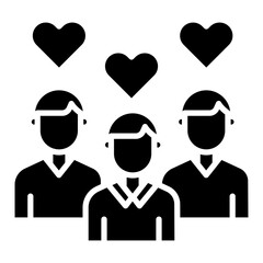 Relationships Vector Icon
