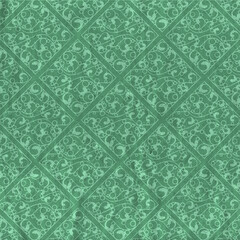 seamless floral green pattern
