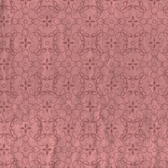 seamless damask pattern pink background