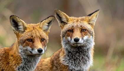 Fototapeta premium red fox vulpes