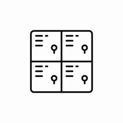 strorage cells icon sign vector © Rashad Daghli