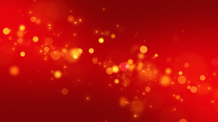 abstract golden christmas and new year with golden glitter and bokeh lights, shiny and shimmering social media background  © Hasti