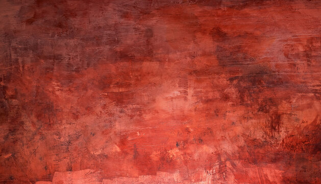 Grungy red cement texture creating abstract dark background