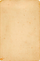 High-resolution texture of authentic antique 19th century paper. Background of aged, yellowed paper with natural traces of time, stains, and subtle textures for design projects.