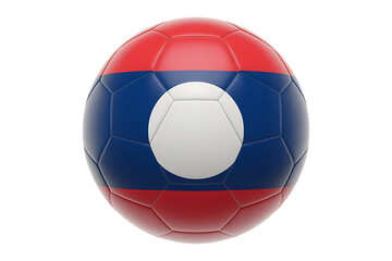 Naklejka premium A spherical ball displays the colors and design of a nation�s flag.
