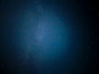 Stunning Starry Night Sky over Dark Landscape
