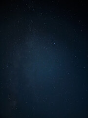 Stunning Starry Night Sky over Dark Landscape