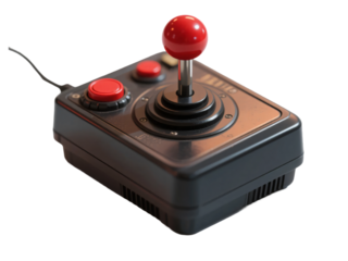 Retro Vintage Gaming Gear Transparent Background