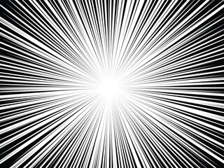 Obraz premium Speed lines effect comic background