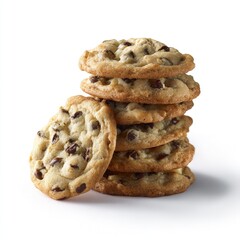 Stack Of Chocolate Chip Cookies