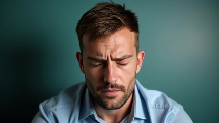 Tension: facial expression, emotional stress, mental strain, worried man, anxiety symptoms, stress management, coping strategies, mental health, adult male stress, stress relief