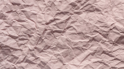 Crumpled Pink Paper Texture Background Abstract Wrinkled Surface