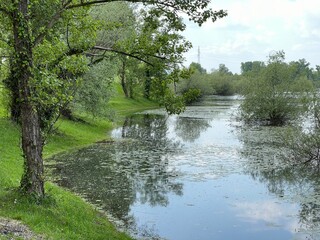 Orešje Lake or artificial lake Oresje (Zagreb County, Croatia) - Oresje-See oder künstlicher See Oresje (Kroatien) - Umjetno jezero Orešje (Sveta Nedelja, Hrvatska)