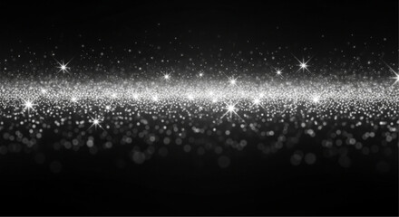 A captivating sea of shimmering glitter, sparkling with countless radiant lights. Its an elegant and enchanting image. vector illustration overlay