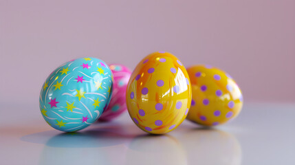 Fototapeta premium Colorful Easter Eggs