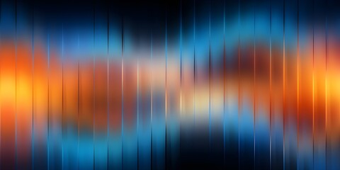 Abstract Fluid Waves — Vibrant Gradient Flow of Blue, Orange, and Red in Dynamic Futuristic Digital Art