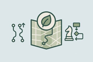 Visualizing strategic paths in ecological planning and decision-making with a focus on sustainable solutions and innovation reflected in a conceptual map design