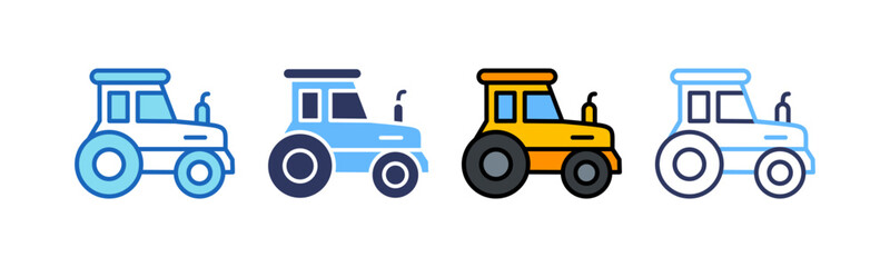 Agro Machinery multistyle icon