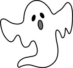 halloween ghost vector illustration