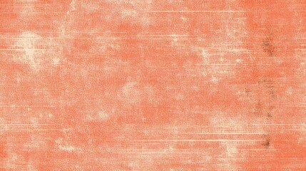 Distressed coral orange surface with faded lines and texture providing a grunge background effect