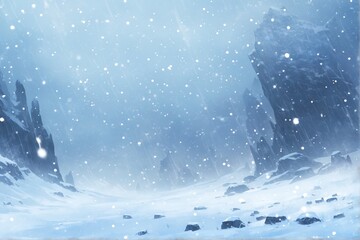 Snowing Christmas background. Winter cold coloring texture. No people