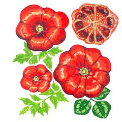 Red rose tomatoes