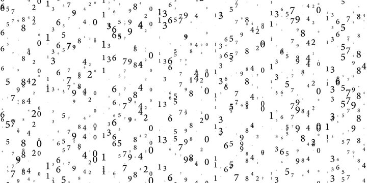 Abstract digital background with ones and zeros. Vector graphic pattern with binary code