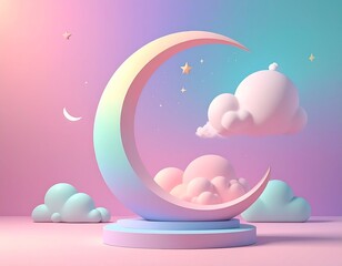 幻想的な３Ｄ風背景画像