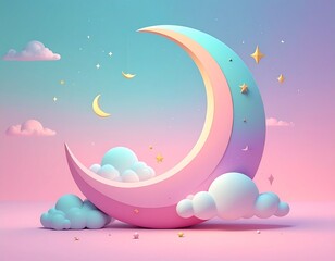 幻想的な３Ｄ風背景画像