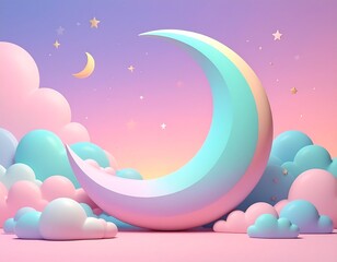 幻想的な３Ｄ風背景画像