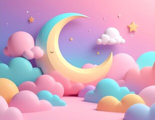 幻想的な３Ｄ風背景画像