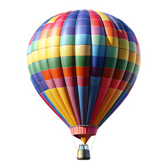 Fototapeta premium Hot Air Balloons - Adventure and Travel Concept Isolated