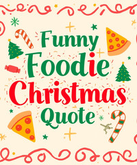 Proud Foodie Christmas Artwork
