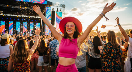 young woman at the mall