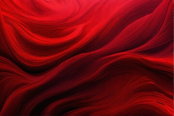 Red passion bacground with snowflakes for Saint Valentain's Day on February 14. Winter snowing background design for banners. Christmas ad backdrop texture