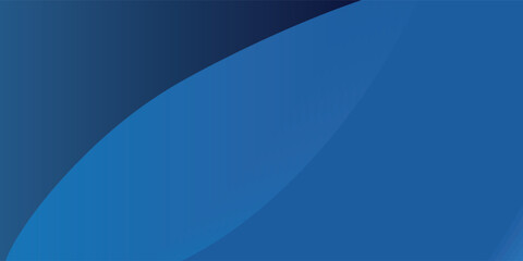 Gradient blue abstract background with a soft curve and smooth lighting.