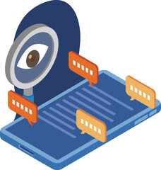 スマートフォンの盗み見