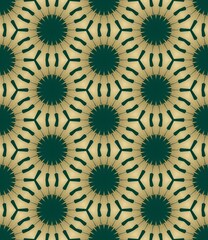 Vintage yellow daisy flower seamless floral pattern design, perfect for fabric or wallpaper texture