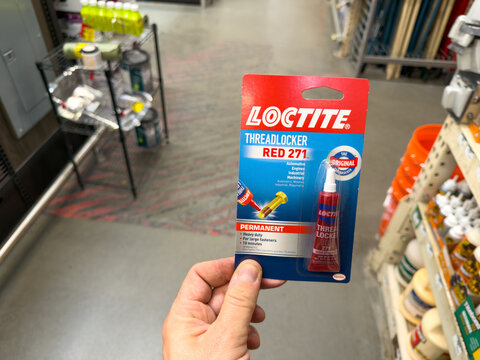 Loctite Threadlocker Red 271 Adhesive In Hardware Store
