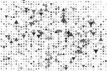 Dark Silver, Gray vector cover in polygonal style. Modern abstract illustration with colorful triangles. Pattern for commercials.