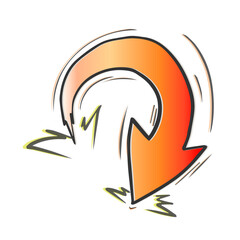 アグレッシブ矢印_Expressive Arrows-Fierce Attack