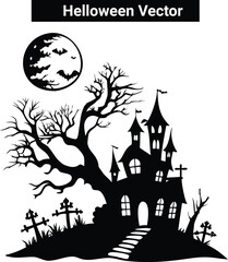 Animasi Helloween of an abstract background,Happy Halloween vector lettering. Handwritten text design. Vector on white background