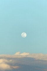 Luna de Día, fotos de la Luna.